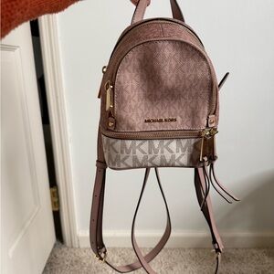 Michael Kors Blush and Beige Women's Backpack